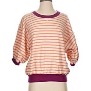 Anthropologie The Niki Bubble sweatshirt by Pilcro